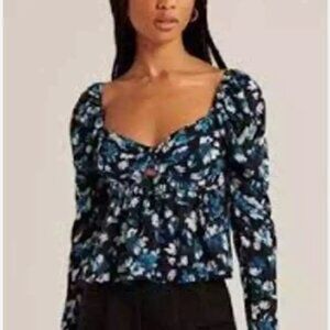 Abercrombie & Fitch Floral Blouse